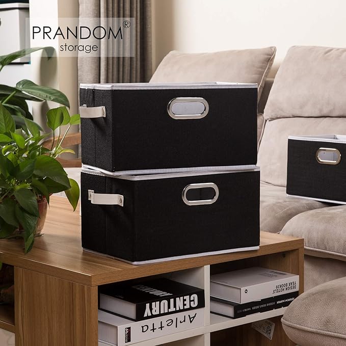 PRANDOM Large Collapsible Storage Bins - Image 2