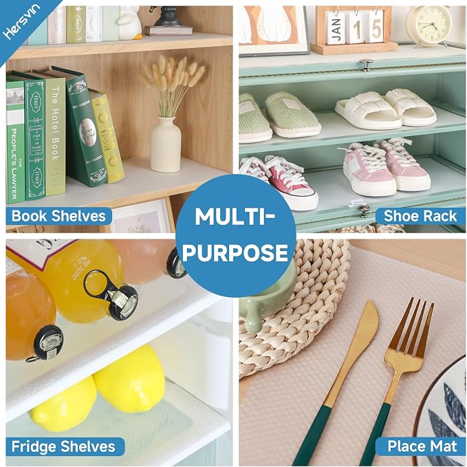 Shelf Liners 14 in x 20 ft EVA Drawer Mats, Non-Adhesive Cupboard Protector - Image 6