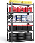 TigerParty 2050LBS Heavy Duty Garage Shelving, 5-Tier Adjustable Storage Shelves by StrongShelfSmarterStorage
