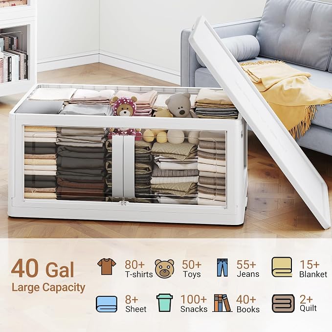 BROVIEW 160QT Stackable Storage Bins - Image 8