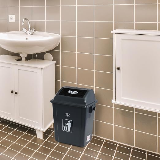 Kiddream 4 Packs 5 Gallons Swing Lid Garbage Can, Plastic Trash Can - Image 5