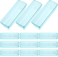 Maitys 12 Pcs Vanity Drawer Organizer 9 x 3 x 2 Inches Clear Plastic Utensil by Maitys