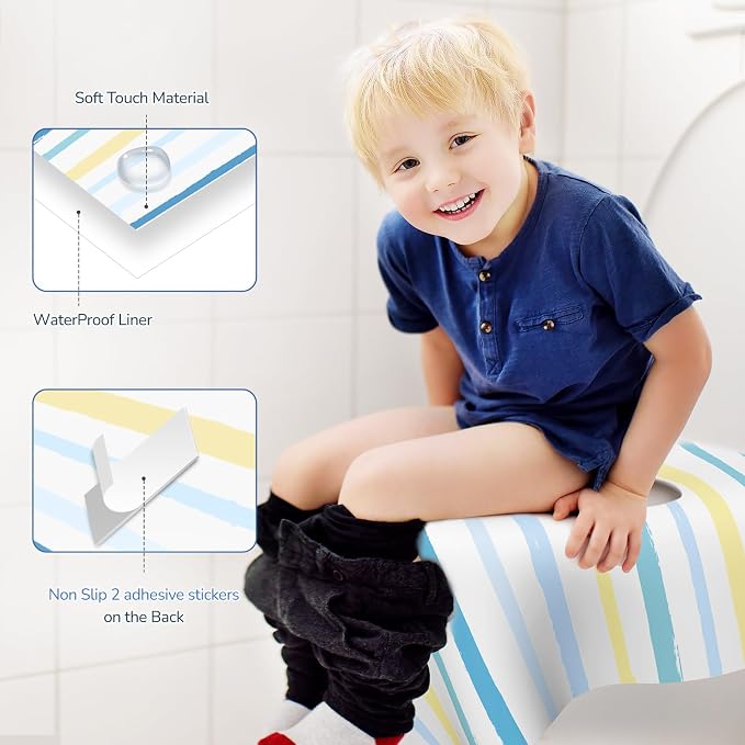 Toilet Seat Covers Disposable, Large Waterproof Potty Covers - Image 2