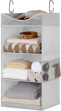 StorageWorks Hanging Closet Organizer, 3-Shelf Hanging Closet Shelves by StorageWorks