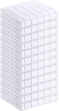 Homaxy 100% Cotton Terry Kitchen Dish Cloths, Ultra Soft and Absorbent Dish by Homaxy