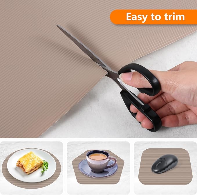 Shelf Liners for Kitchen Cabinets Drawer Liner Non Adhesive Cupboard Mat EVA - Image 6