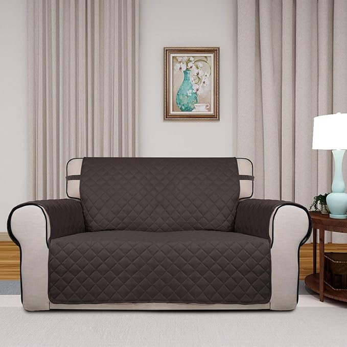 PureFit Reversible Quilted Sofa Cover, Water Resistant Medium Slipcover - Image 2