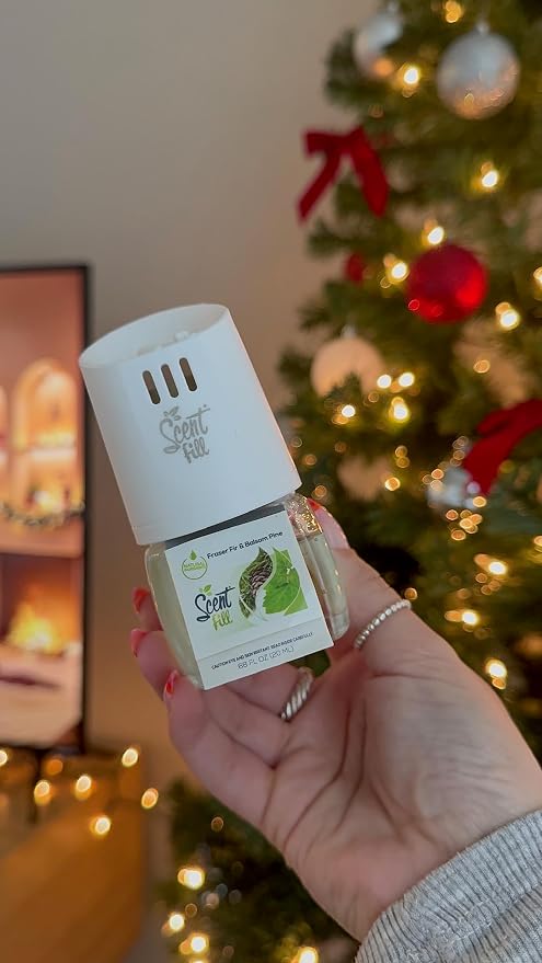 Scent Fill Fraser Fir Plug in Air Freshener, Scented Oil Refills, 2 Refills + - Image 3