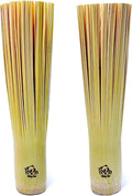 Handmade Bamboo Wok Brushes 2 Pack – 100% Natural, No Metal, Eco-Friendly by Ring-far