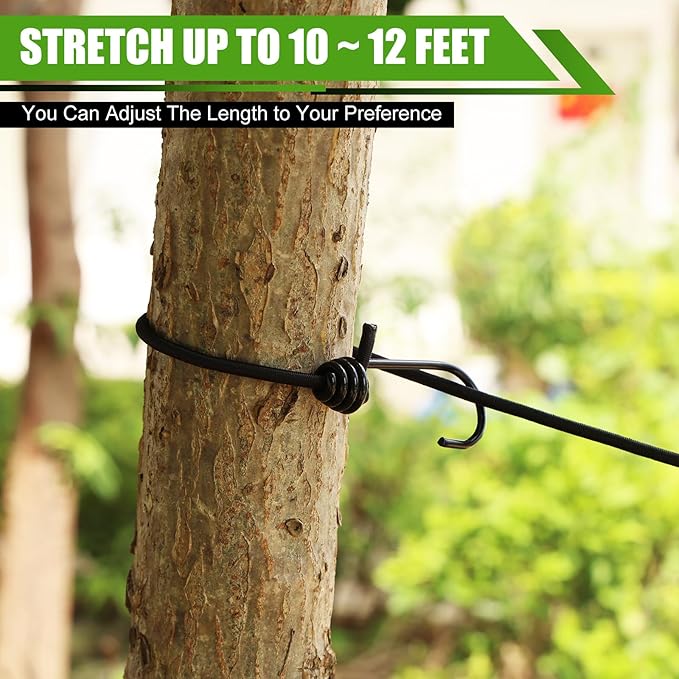 2 Pack Camping Clothesline Portable 12 Clothespins, Camping Accessories Travel - Image 4