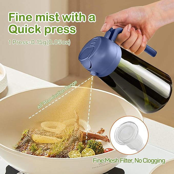 YARRAMATE 16oz/470ml Dark Green Oil Sprayer - Image 5