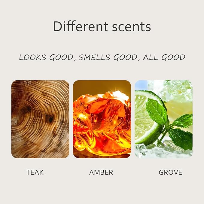 Car Air Freshener, Stone Air Freshener, Odor Eliminator, Teak Scent Refill - Image 3