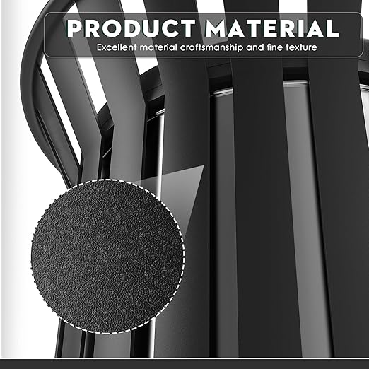 8Gallon/30L Commercial Outdoor & Indoor Metal Trash Can, Outdoor Slatted Trash - Image 4