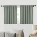 RYB HOME Short Curtains for Bedroom Kitchen, Vertical Room Darkening Drapes by RYBHOME