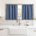 RYB HOME Blackout Curtains for Kitchen, Over Sink Privacy Curtains Window Decor by RYBHOME