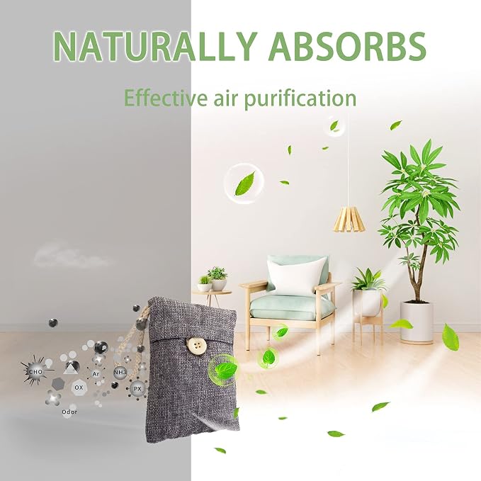 Charcoal Bags Odor Absorber Activated Bamboo Charcoal Air Purifying Bags - Image 5
