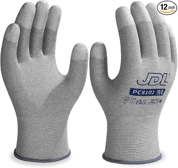 JDL ESD Work Gloves, Anti-Static Gloves by JDLSAFETYGLOVES