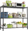 Storage Shelves, 3-Tier Adjustable Metal Industrial Utility Shelf Rack by Unknown