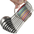 Magnetic Measuring Spoons Set of 9 Stainless Steel Stackable Measuring Spoons by forkmannie