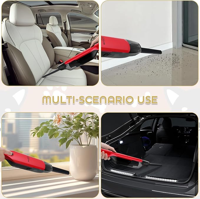 Handheld Vacuum Cordless, 15KPA High Power Suction, USB Quick Charge, Car - Image 6