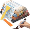 30+2P Wood Filler Sticks, Windspeed 30 Colos Wood Filler Putty Wax Crayons by WINDSPEED