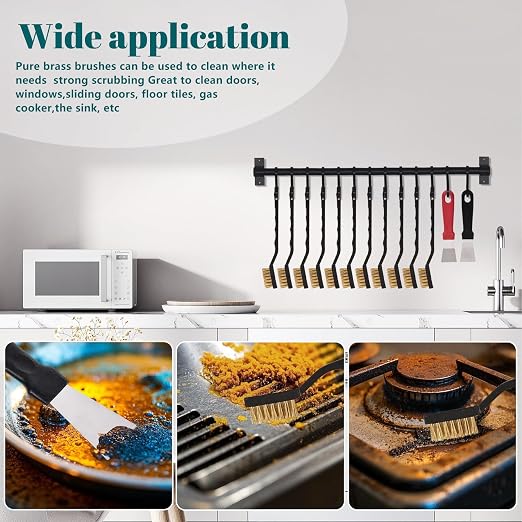 48 Pcs Mini Brass Brush Set, Brass Scratch Brush - Image 6