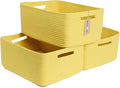 Large Storage Baskets for Shelves, Closet Organizers Bins for Clothes Blanket by MiniArkStorageBasketsHome