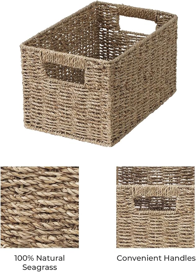 StorageWorks Wicker Storage Basket - Image 3