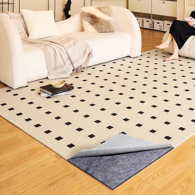 Extra Large Area Rug Cushioned Carpet Pad, 3x5 Ft, Thick Felt Pad - Image 6
