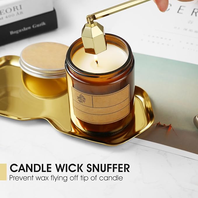 3-in-1 Candle Accessory Set, Wick Trimmer, Candle Snuffer, Wick Spoon, - Image 3