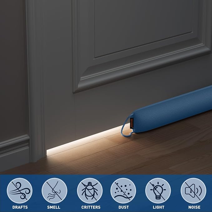 MAGZO Door Draft Stopper, 36 Inch Under Door Draft Blocker Noise Stopper - Image 4