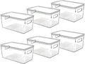 Clear Plastic Storage Bins by CONTROLKITCHEN