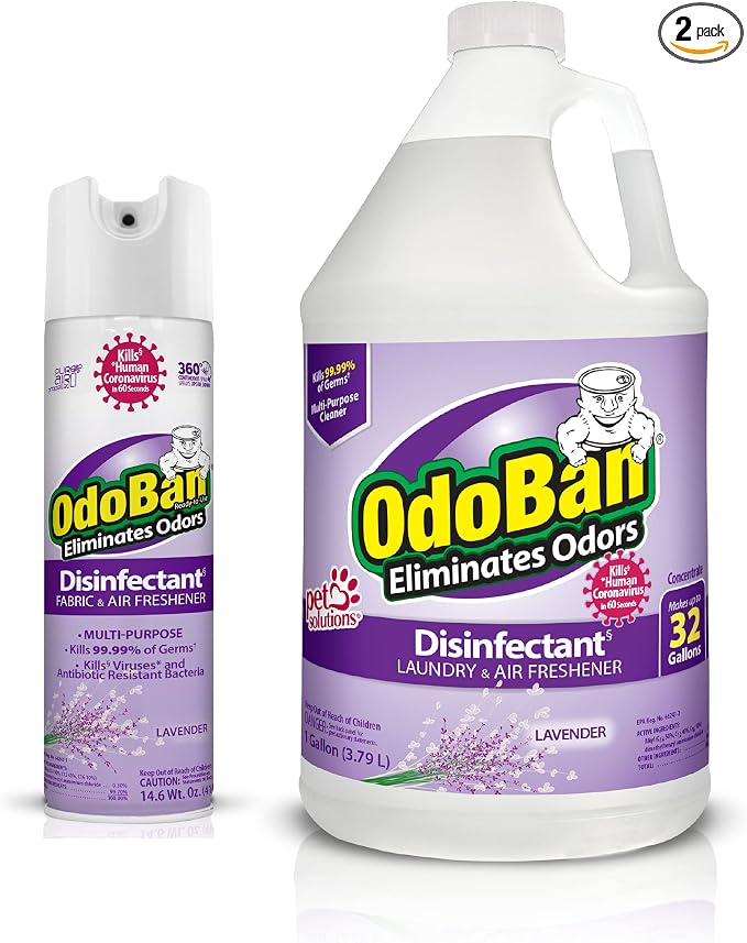 OdoBan Ready-to-Use Disinfectant and Harsh Aroma Eliminator, 14.6 Ounce by OdoBan