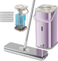 Pink Separates Dirty Water Mop and Bucket, Flat Mop and Bucket by SWIFTIRON
