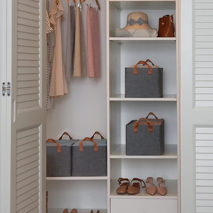 GRANNY SAYS Storage Baskets for Shelves, Closet Organizer Bins, Clothes Storage - Image 7