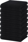 Homaxy 100% Cotton Waffle Weave Kitchen Dish Towels, Ultra Soft Absorbent Quick by Homaxy