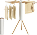 Tripod Clothes Drying Rack, Garment Rack Portable and Foldable Space Saving by SUNOUTLY