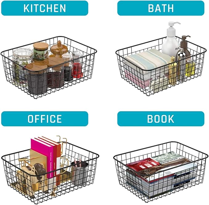 Metal Wire Food Storage Basket Organizer - Image 5