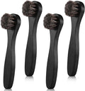4 Pcs Horsehair Shine Shoes Brush Kit Polish Dauber Applicators Cleaning by ZJoey