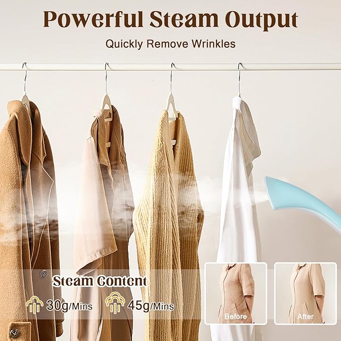 Standing Garment Steamer, 2000W Powerful Steamer - Image 8