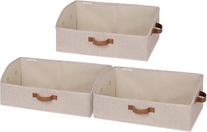StorageWorks Closet Storage Bins, Trapezoid Organizer Box by StorageWorks