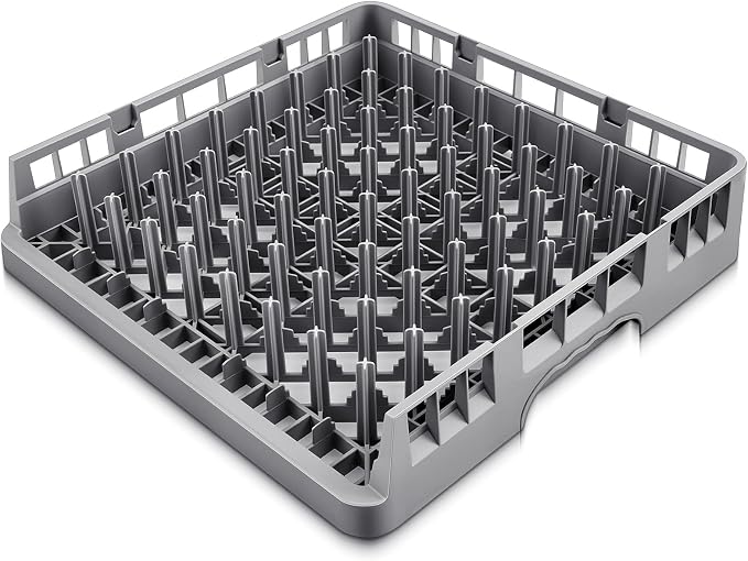 Commercial Dishwasher Tray Rack Polypropylene Full Size Flatware Rack by Aurelema