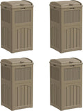 Greesum 33 Gallon Resin Outdoor Trash Can by BuynowfromGreesum