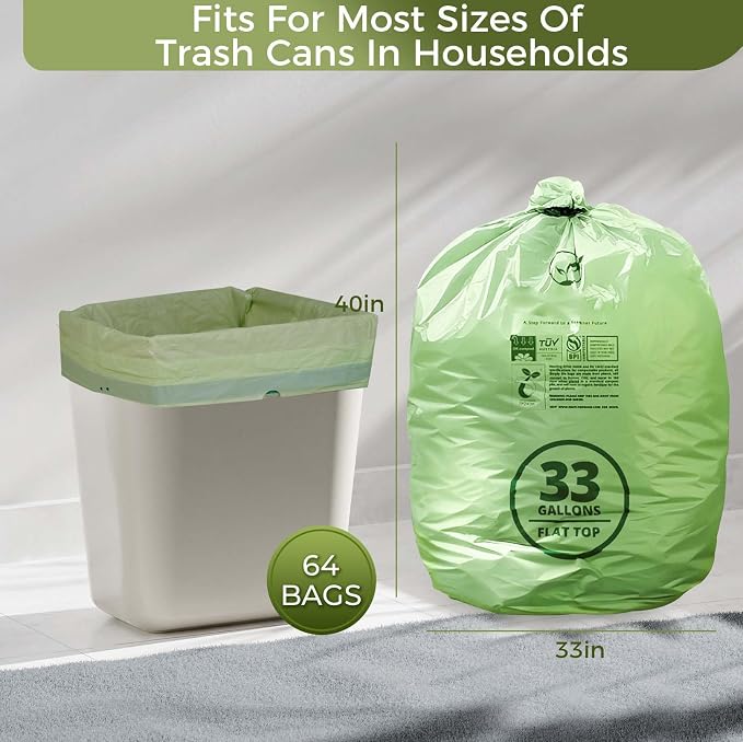 30-33 Gallon Compostable Trash Bags - Image 6