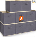 Lifewit 13 Inch Cube Storage Bins, Storage Cubes Foldable Medium Decorative by Lifewit