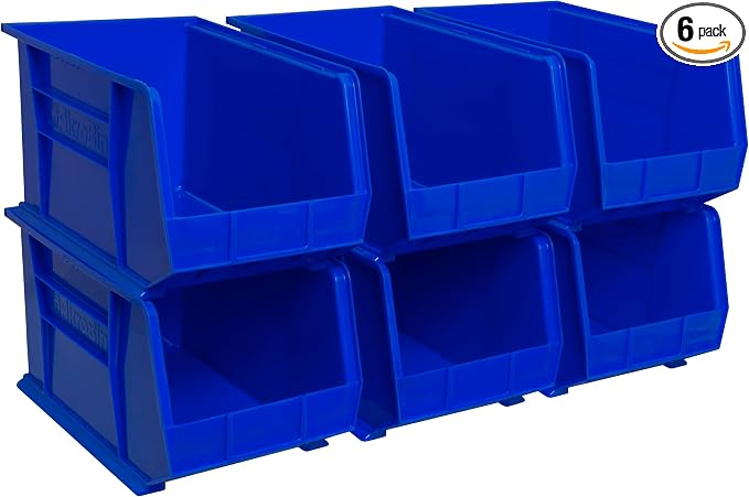 Akro-Mils 30260 AkroBins Plastic Storage Bins, Space-Saving Stackable Bins by Akro-Mils
