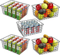 5 Pack Wire Storage Baskets, Premium Pantry Baskets by Unknown