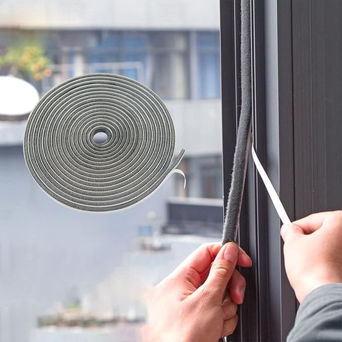 39.4FT Brush Weather Stripping, Neat Pile Self Adhesive Seal Strip by Bruiefpap