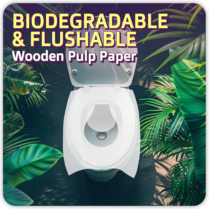 50 Pcs Disposable Toilet Seat Cover - Image 4