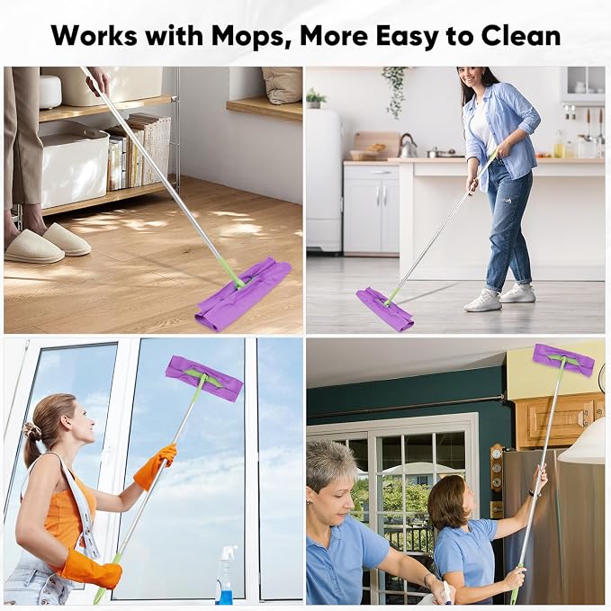 HOMEXCEL Microfiber Glass Cleaning Cloth 12 PK, Lint Free Streak Free, Reusable - Image 7